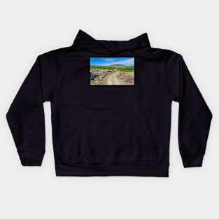 The path to Carnllundain on Ramsey Island Kids Hoodie